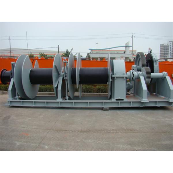 Weight 9Tons Motor Power 75KW Rated Pull 200KN Marine Anchor Winch