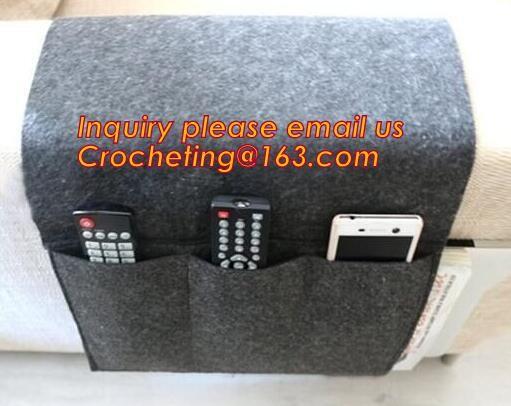 Eco-friendly and durable felt sofa armrest organizer, Multi functional high quality felt sofa organizer, SOFA ACCESSORY