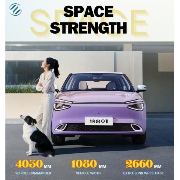 Véhicule électrique pur Dongfeng Nano 01 2024 330Liter Avec une vitesse maximale de 140km/h