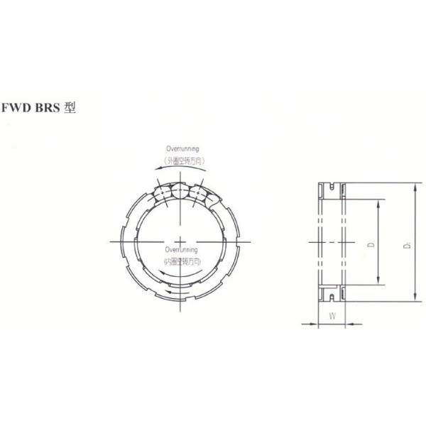Precision One Way Clutch Bearings FWD331808 BRS Motorcycle Clutch