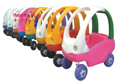 Colourful Kids Indoor Active Play Equipment Equipment Foot To Floor , Toy Car Plastic