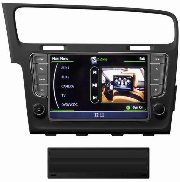 2013 hot selling Special car DVD for Volkswagen Golf 7 with 3D can bus iPod autoaradio DVD GPS radio OCB-257