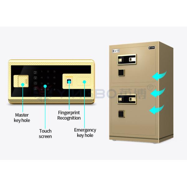 H1000mm Biometric Fingerprint Lock Safe Box For Office Security YB/N7-100D