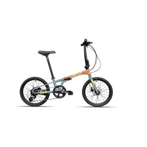 9 скорости складной велосипед 20 дюймовый дисковый тормоз портативный взрослый студент складной велосипед