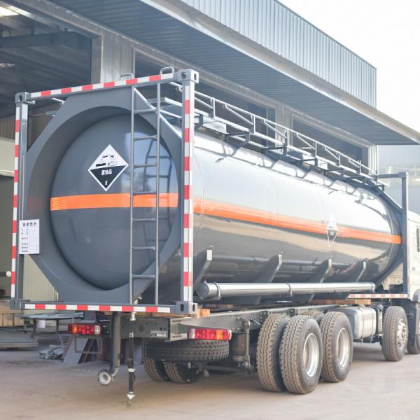 22KL ISO Tank 20 Feet 30FT Shipping Storage Tanker Container For Chemical Liquid Transport