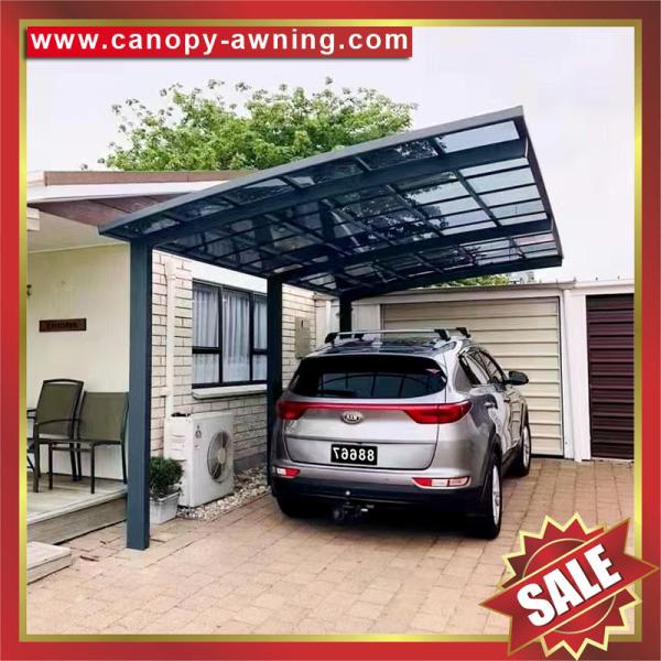hot selling outdoor polycarbonate aluminium alu sun rain park car shelter canopy awning cover shield carport kits China