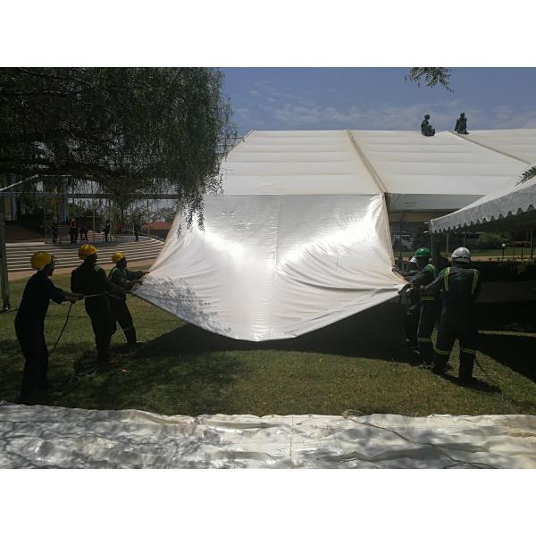 Aluminum A Frame Outdoor 850g/sqm 70m Clear Event Tent