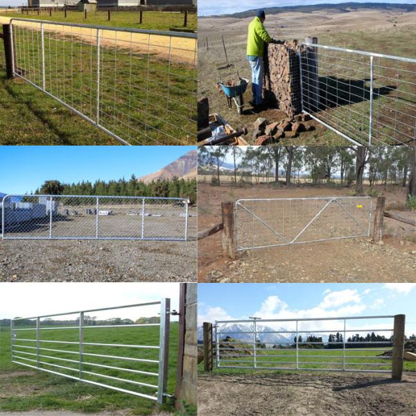 Heavy Duty Galvanized Cattle Gate / Livestock Gates 1.7m