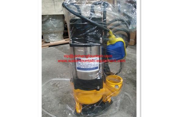 10m Head Automatic Sewage Pond Water Pumps With Floating Ball Control ON / OFF