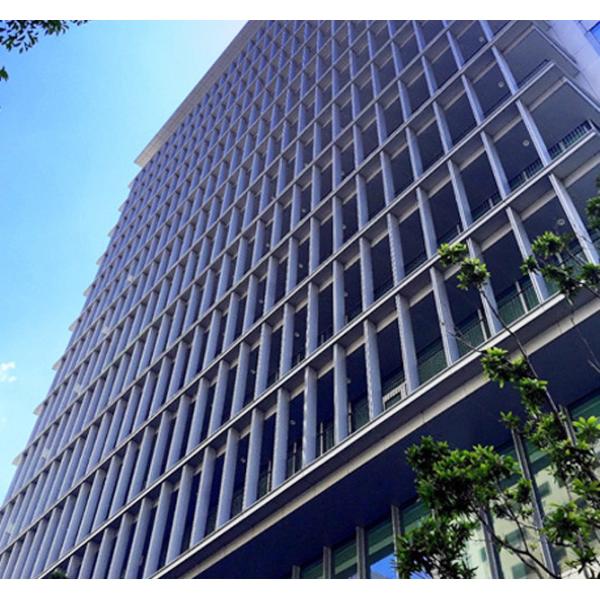 Customized Aluminium Sun Shade Louvres Exterior Aerofoil Louver Sun Shading