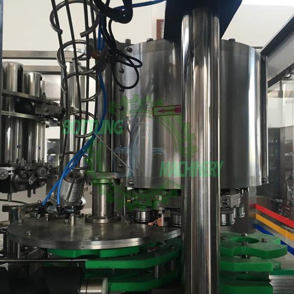 Monoblock Auto 2 In 1 12-4 Open-Air Juice Cans Filling Machine