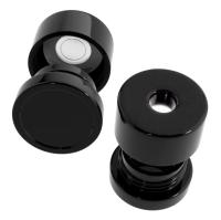 Jar Pop Vacuo Jato de armazenamento selado 4 ml Black Pop Glass Containers redondos Concentrar Jar com tampas