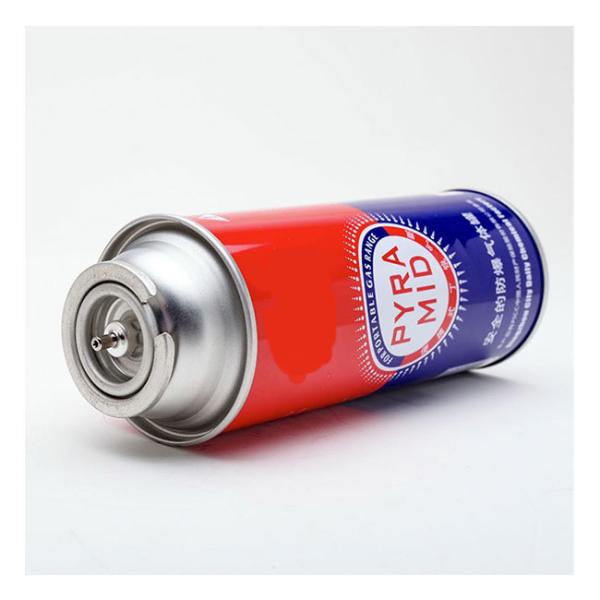 Cartucho portátil reto do fogão de gás do butano da parede 400ml para o cozimento exterior
