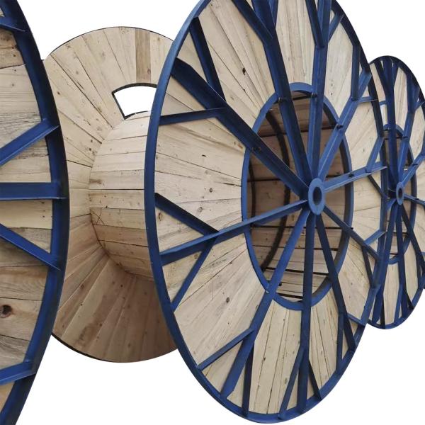 Home Electric Cable Wooden Spools Board Plywood Empty Cable Reel Wooden