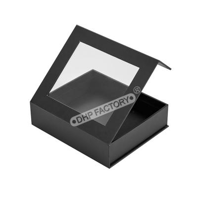 Elegant Magnetic Flap Gift Box Magnetic Presentation Box With Display Window