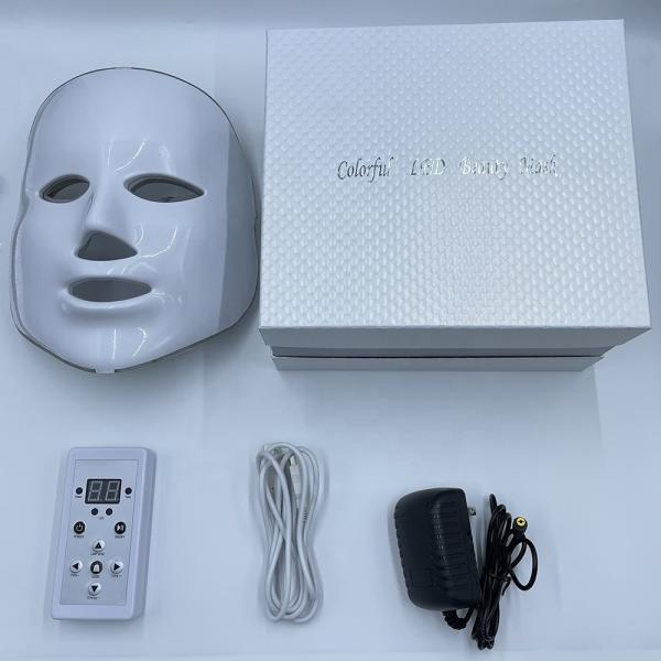 Get Glowing Skin with 7 Color Photon LED Light Therapy Face Mask 24W Beauty Treatment