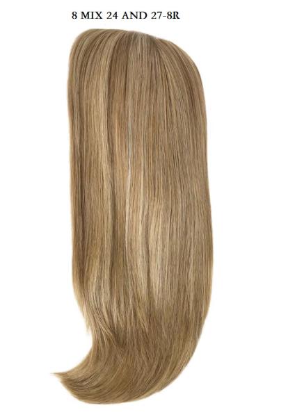100% RAW Cuticle Remy Human Hair Medical Grade Toupee Mono Top Ladies Wigs Mix Color Wigs for Cancer And Alopecia Patients