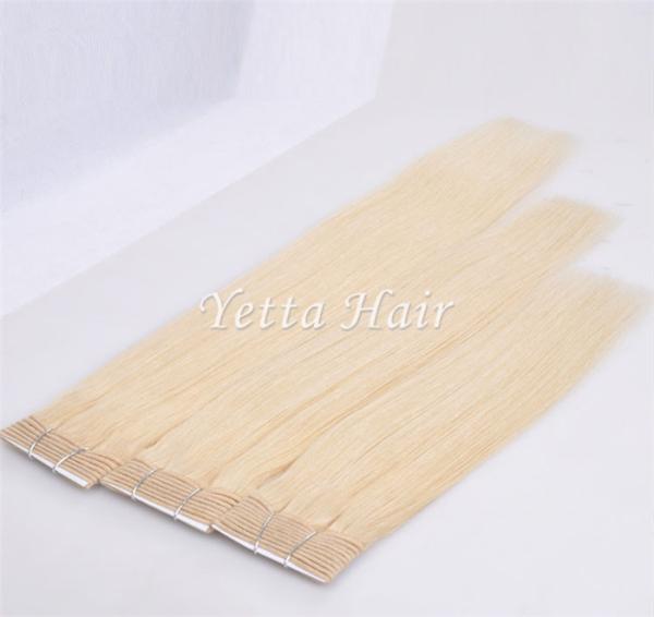 Long Lasting Pre Bonded Virgin Hair Extensions / Beauty Straight Hair Weft