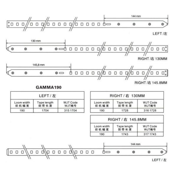 Rapier Tape Picanol Vamatex Rapier Loom Spare Parts