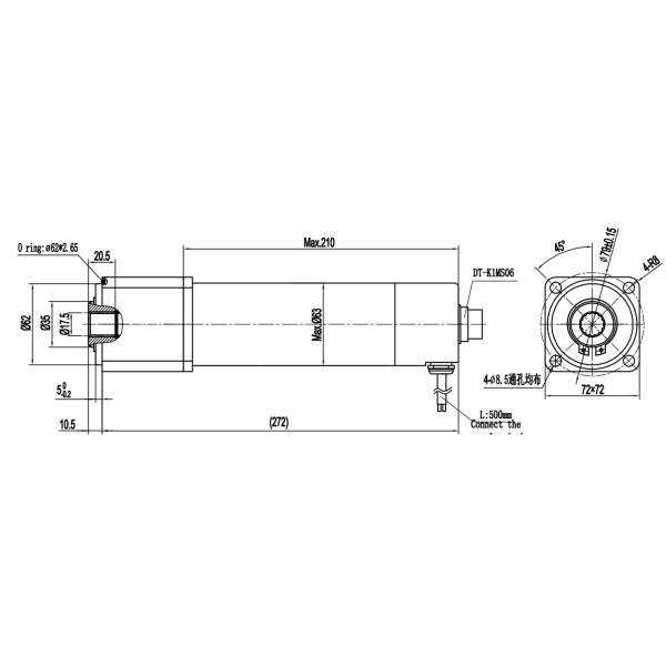60 Arcmin Synthetic Grease Planetary Gear Motor For Solar PV Structure