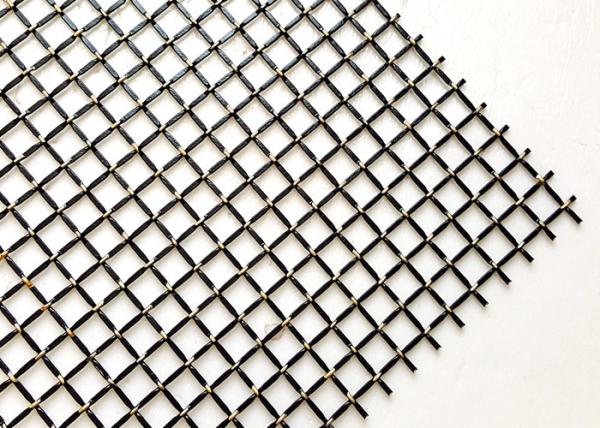 Antique Brass Decorative Wire Mesh For Cabinets Wire Dia 1.8mm Aperture 20mm