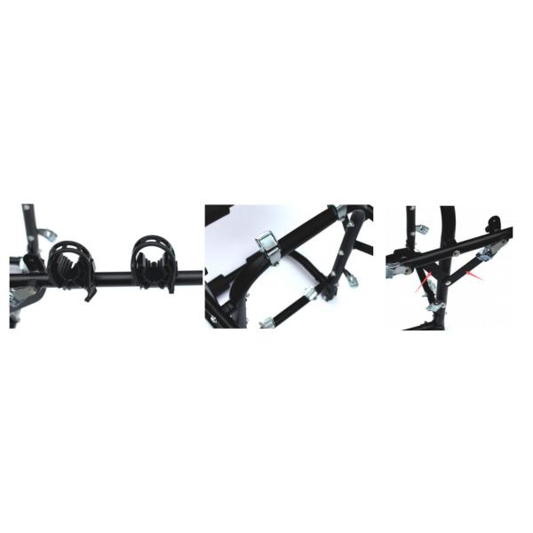 8311A Universal Durable steel rear bike carrier for Travel and Luggage carring 3 bikes