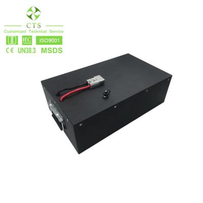 Paquet adapté aux besoins du client de batterie de chariot élévateur d'AGV de l'ion 24V 150ah de lithium de la taille LiFePO4 avec BMS