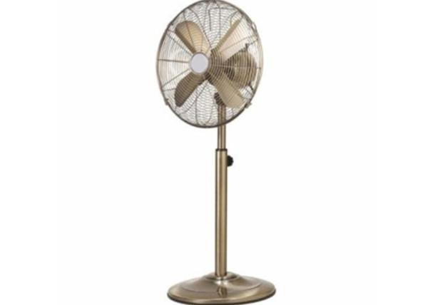 Classic Stand Up Fan 3 Blade Copper Motor 3 Pin Plug ETL Listed / Decorative Oscillating Floor Fans