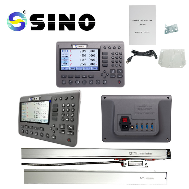 SINO SDS 5-4VA 4 оси Большой ЖК-экран многофункциональный цифровой дисплей KA Линейная стеклянная шкала