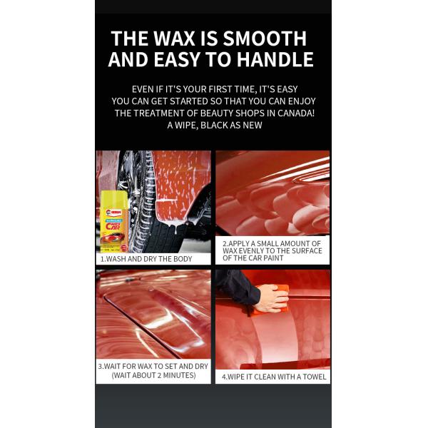 Pintura para el cuidado del automóvil de silicona Carnauba Nano Cerámica Polvo para automóviles de cera resistente a productos químicos