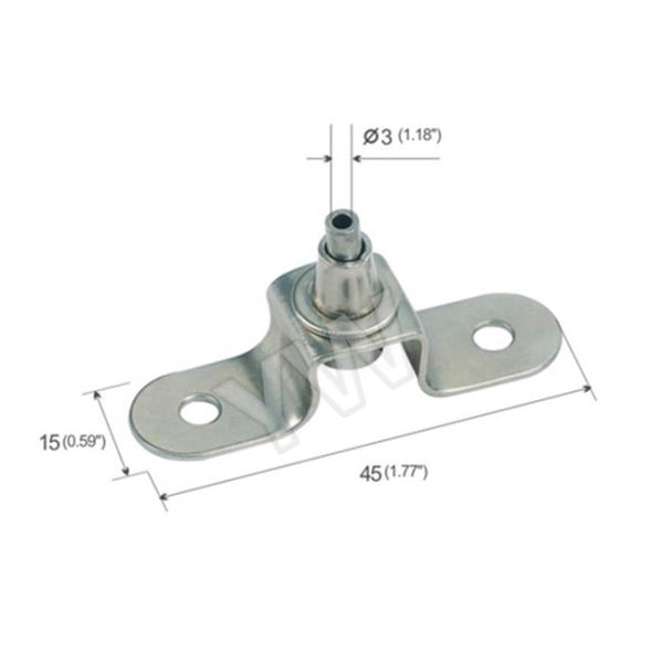 Кронштейн потолка сверхмощной системы смертной казни через повешение кабельной проводки стальной с латунным Гриппер