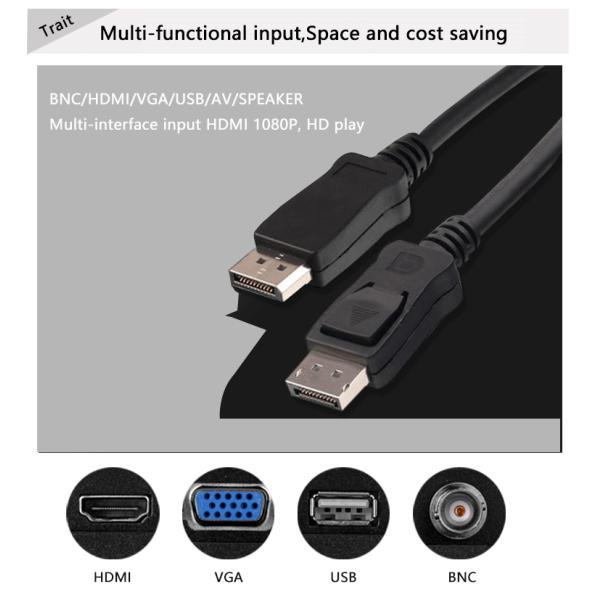 CE ROHS 10 дюймовый черный EDP мини-LCD CCTV монитор 1920x1200 разрешение