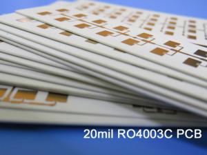 RO3003 2 camadas de PCB rígido de bloco de cerâmica com material composto de