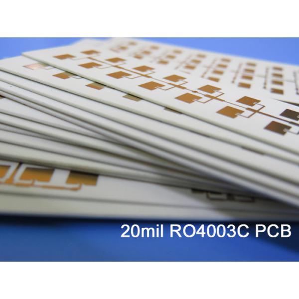 Rogers RO4003C Hydrocarbon Ceramic woven glass 2-layer rigid PCB Electroless Nickel Immersion Gold
