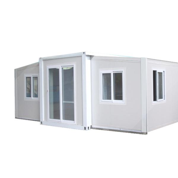 Galvanized Light Steel Frame 20ft Expandable Modular Homes With PVC Sliding Window