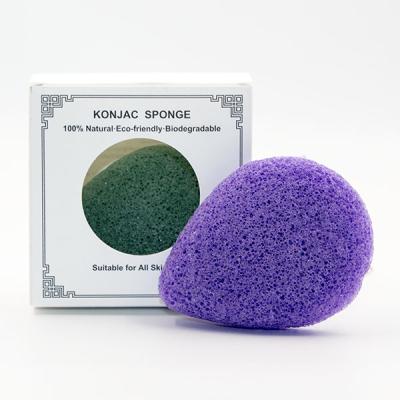 Esponja Konjac da gota facial natural da água de Skincare reusável