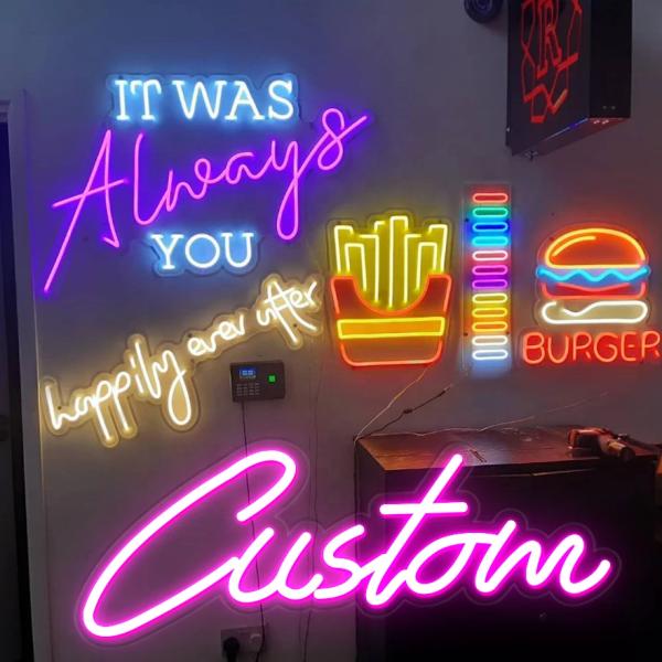 Custom Led Neon Light Signs For Bedroom Birthday Party Home Wedding Decor 12v