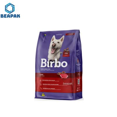 Saco inferior de selagem Resealable laminado do alimento do reforço