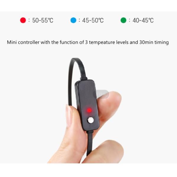 Магнитная маска для глаз с подогревом USB для снятия стресса глаз