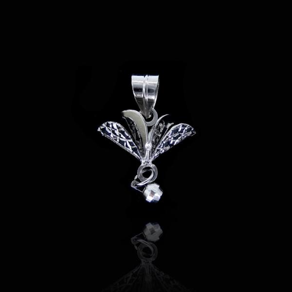 Kids Cat Shape Plain Silver Pendant Alice In Wonderland Cheshire Design