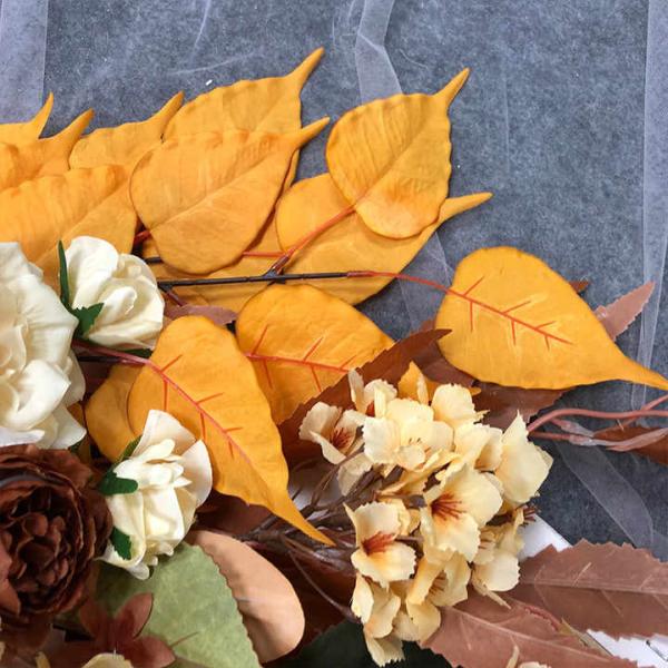 Bouquet De Fleurs Artificielles Material Flores artificiales para la decoración de bodas en el hogar Bouquet