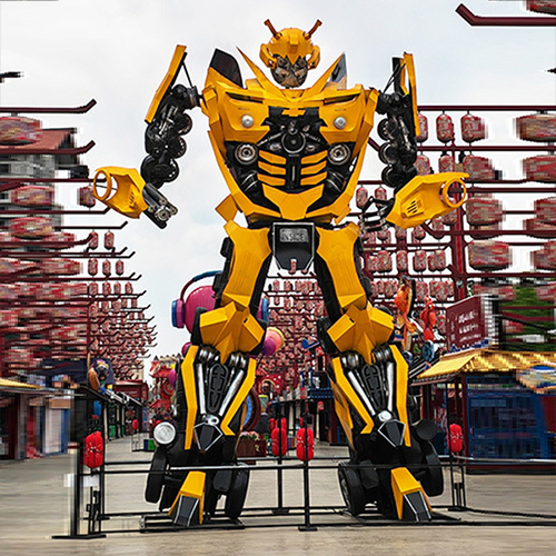 Movie Character Cartoon Life Size Fiberglass Statue Customized 2 Years Warranty