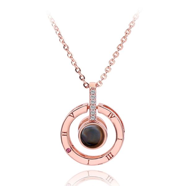 Nanotechnology Memory Love Necklace for Women Fashion Jewelry
