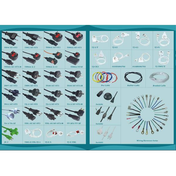 Household Appliance 3 Prong 125V UL Power Cord With Female Plug US Standard