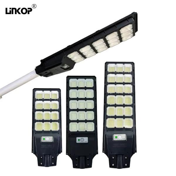 Solar LED Street Light Fixture IP67 Waterproof Dusk To Dawn Solar Powered LED Street Lights