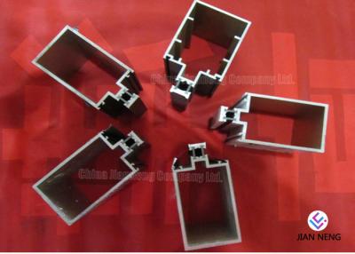 Extruded Aluminium Profile For Glass , Aluminium Door Frame Profile With Powder Coated Surface