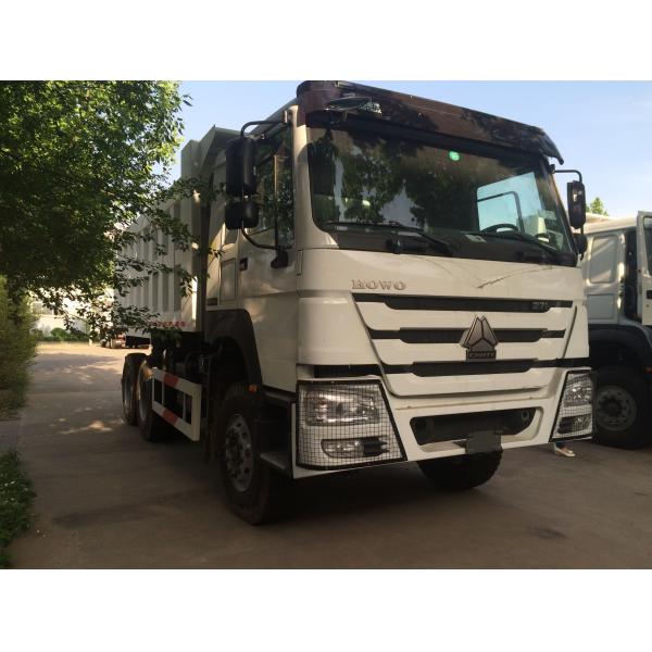 16m3 6x4 White Heavy Duty Dump Truck Ten Wheeler Hydraulic Front Lift Type