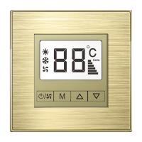 Aluminum / Glass Home Smart Thermostat , Modbus Hotel Room Thermostat