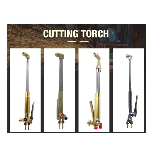 Long Bar Gas Cutting Torch, Extra Long Oxyacetylene Cutting Gun, Injector Type Extended Gas Cutter Torch for Welding & Cutting Work