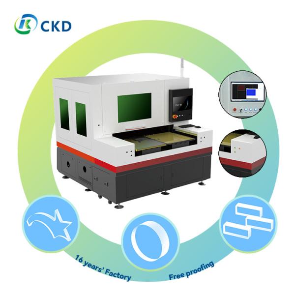Machine professionnelle de découpe et de gravure de verre LCM-2000 pour le verre borosilicate dans l'industrie des ustensiles ménagers en verre ultrafin